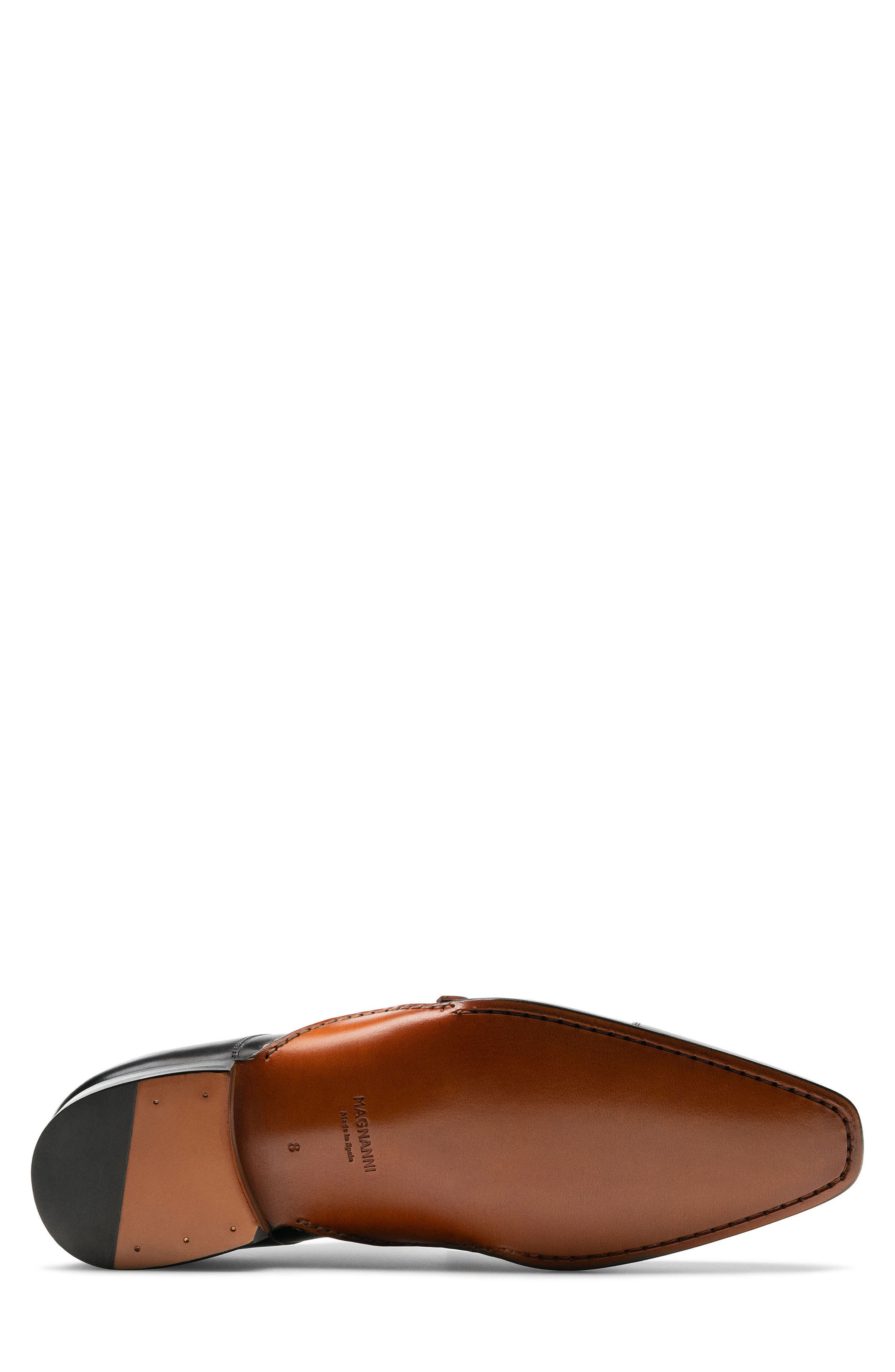 Magnanni Leros Cap Toe Double Monk Shoe, Alternate, color, 