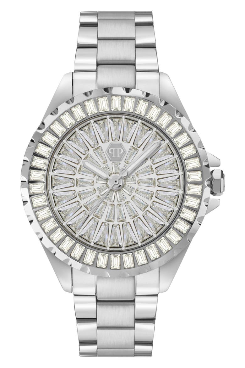 Plein Heaven Bracelet Watch, 34mm, Main, color, STAINLESS STEEL
