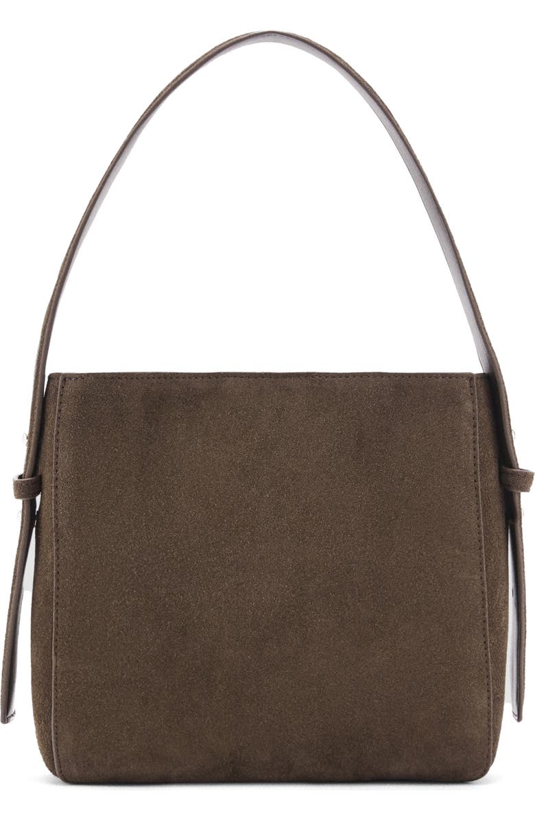 MANGO Suede Shoulder Bag, Main, color,