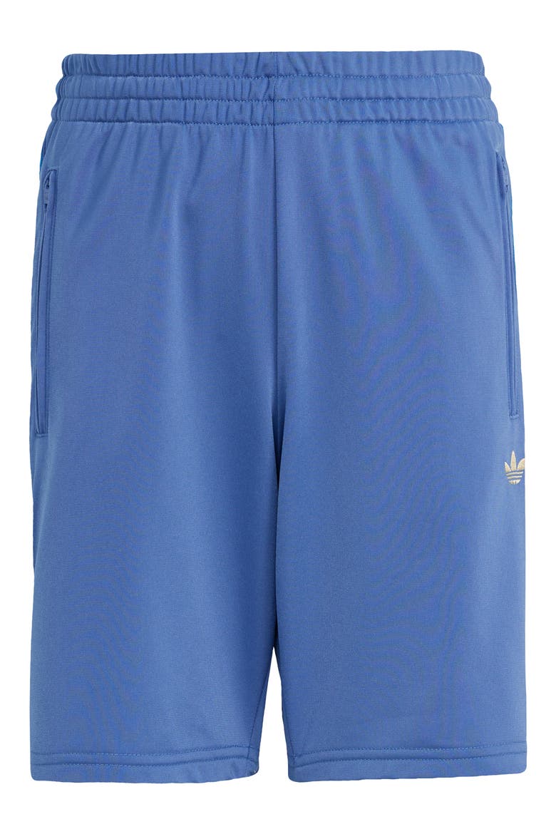 Kids' Firebird Track Shorts, Main, color, CREW BLUE/ LIGHT FOOTBALL GOLD