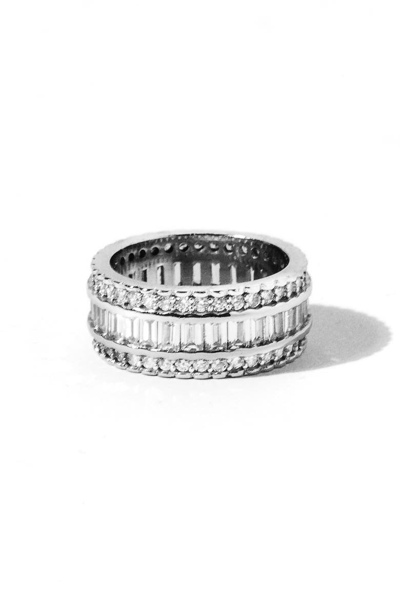 Child of Wild The Rita Eternity Ring, Main, color, Silver