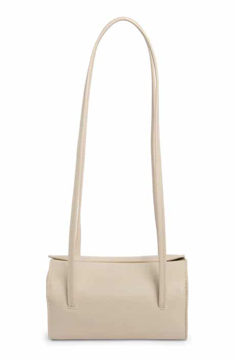 Mini Barrel Faux Leather Shoulder Bag