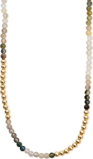 Argento Vivo Sterling Silver Beaded Necklace