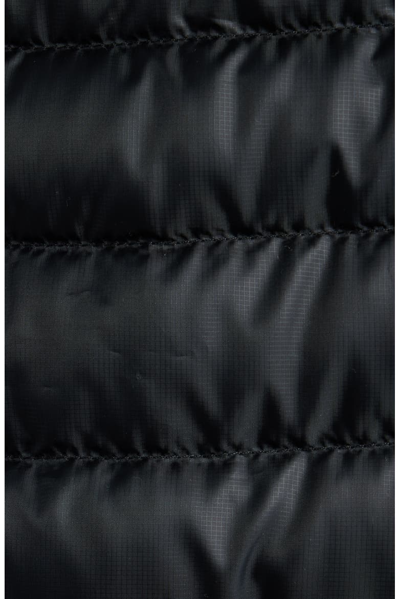 Aethera Quilted Ripstop 750 Fill Power Down Puffer Vest, Alternate, color, BLACK