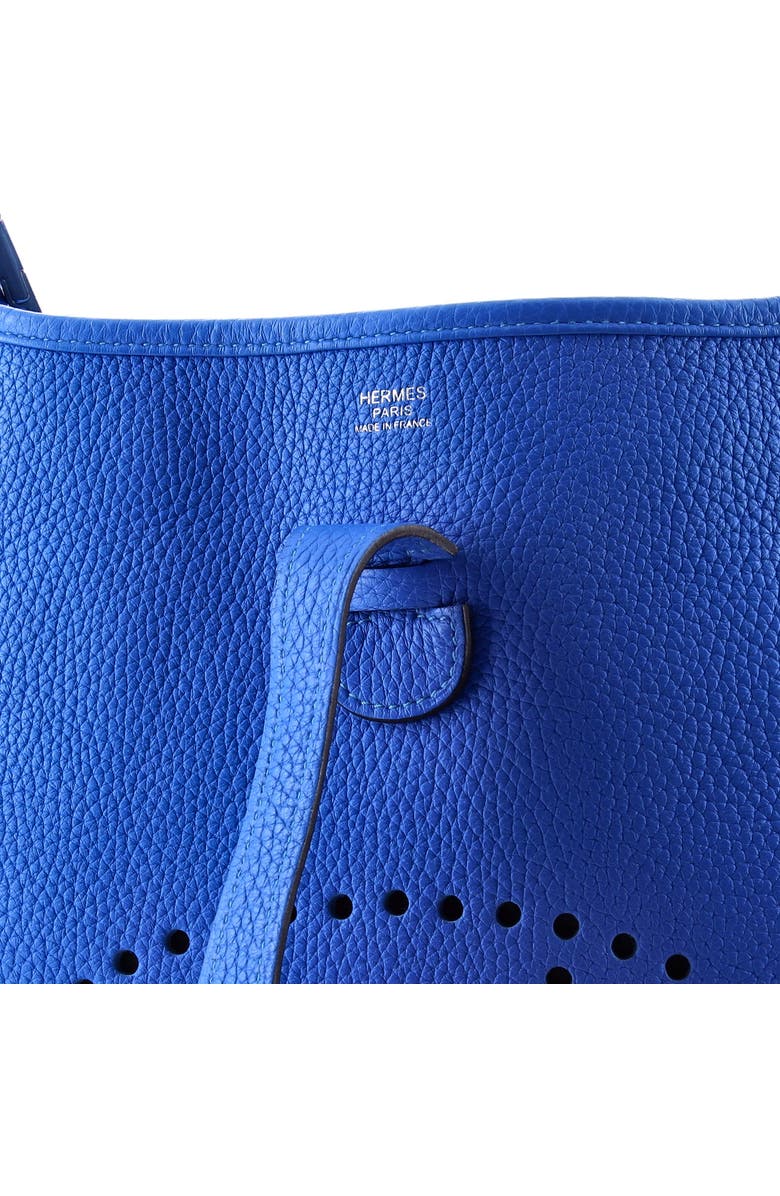 Pre-Owned Hermes Evelyne Bag Gen III Clemence PM, Alternate, color, Bleu Hydra