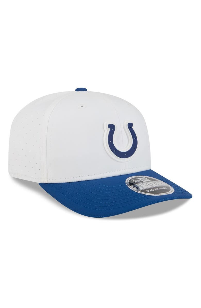 New Era Men's New Era  White/Royal Indianapolis Colts 2025 NFL Training Camp 9SEVENTY Adjustable Hat, Alternate, color, 