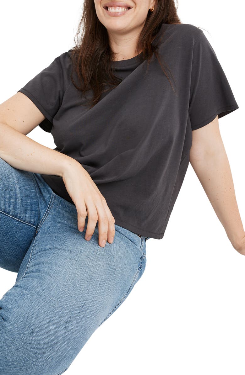 Madewell Women's Supima<sup>®</sup> Cotton Essential Tee, Alternate, color,