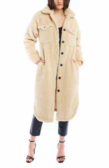 Lane Oversized Faux Shearling Coat