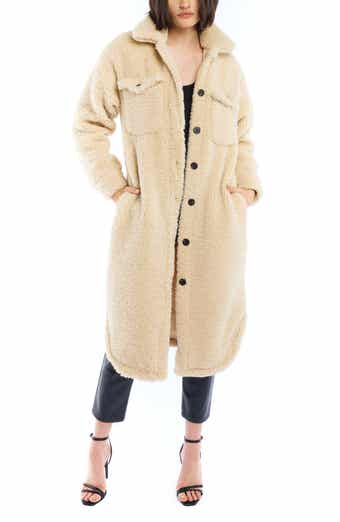 Lane Oversized Faux Shearling Coat