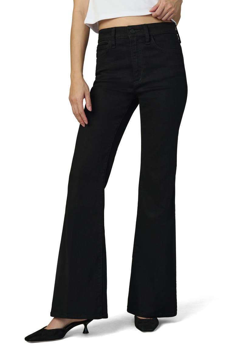 High Waist Flare Jeans, Main, color, PLUTO