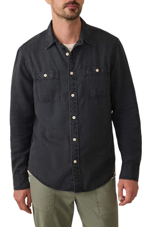 The Tried & True Lyocell & Linen Chambray Button-Up Shirt