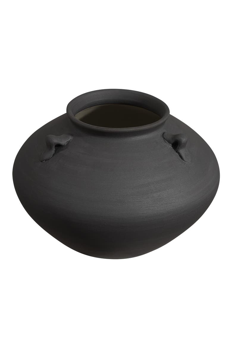 Terracotta Vase, Alternate, color, BLACK