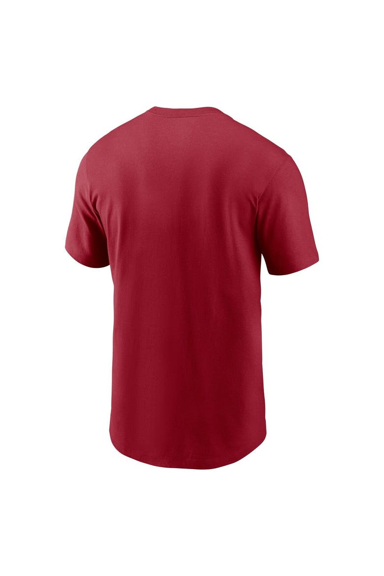 Men's Nike Cardinal Arizona Cardinals Team Wordmark Essential T-Shirt, Alternate, color, Cardinal