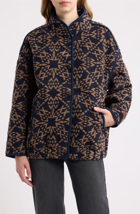 Brigh Fleece Snap Jacket