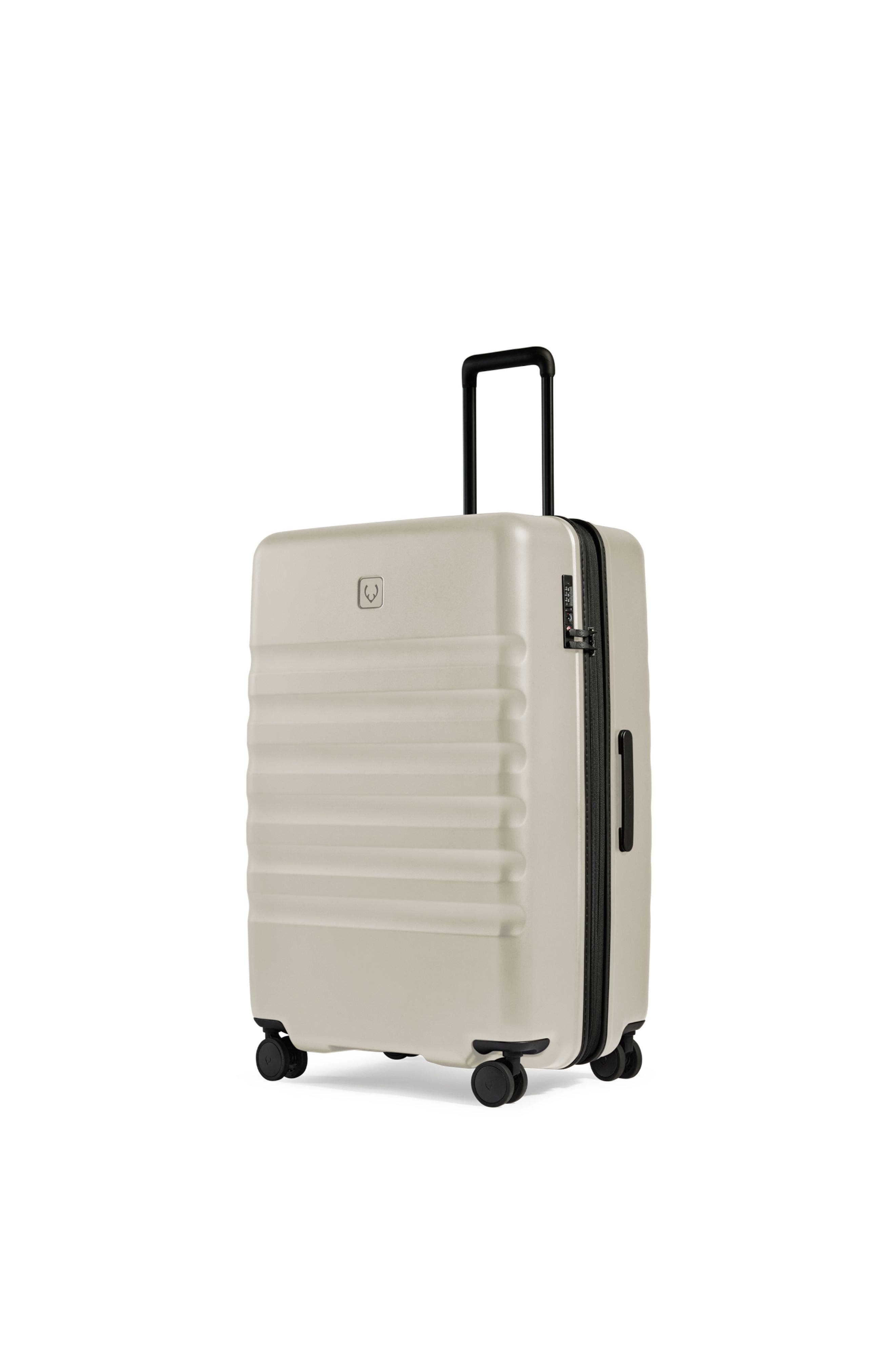 ANTLER Icon Stripe Large Suitcase, Main, color, Taupe