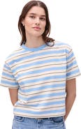 Richer Poorer The Recycled Stripe Crop Tee