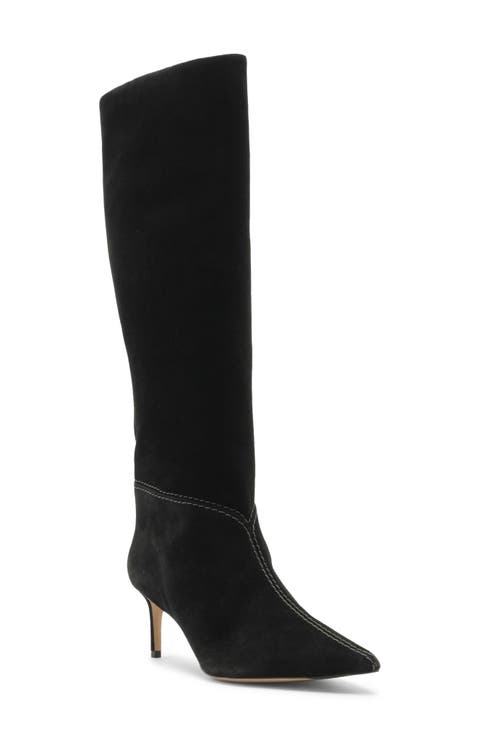 Malva Pointed Toe Knee High Boot (Women)