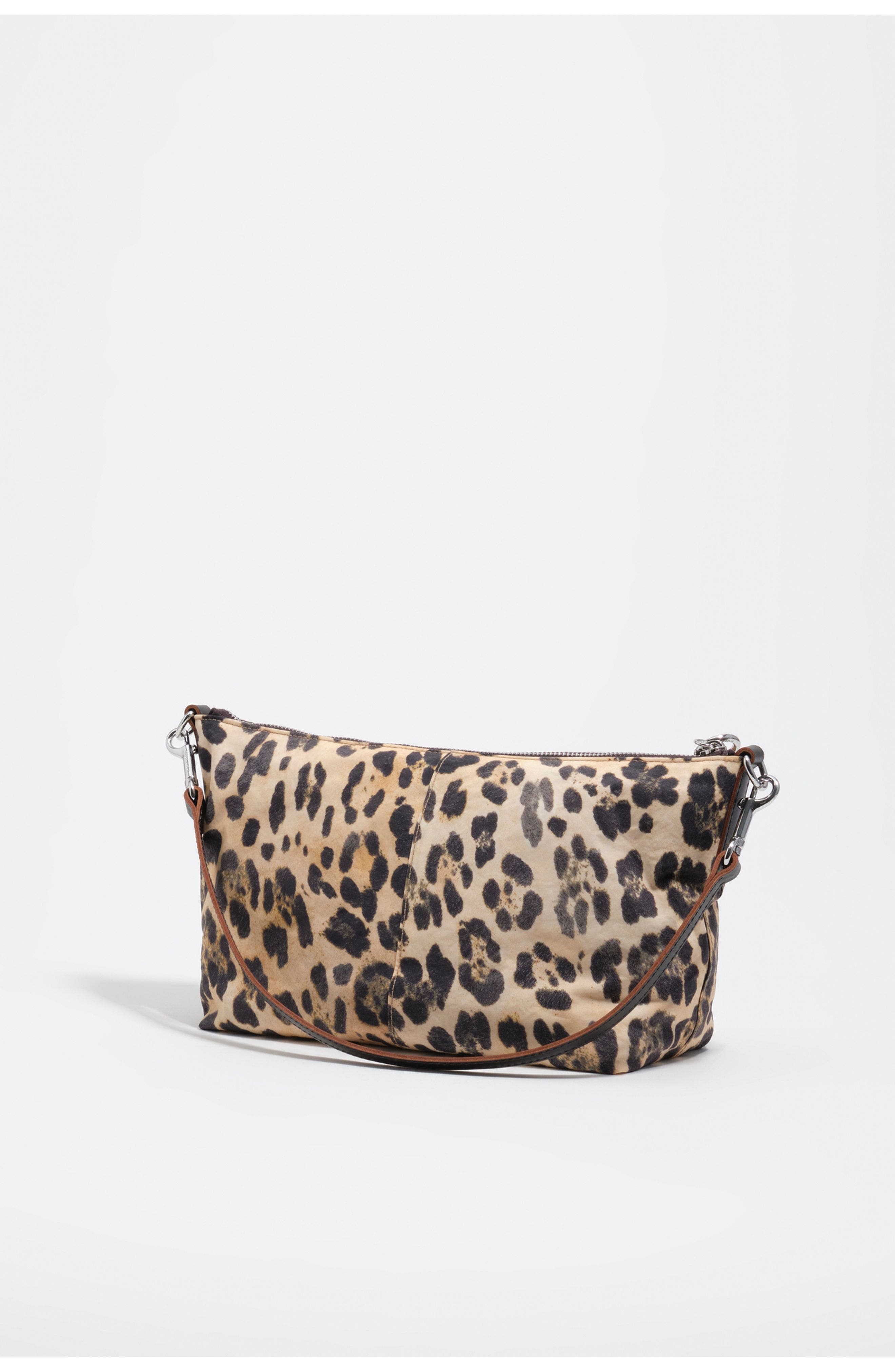 Bimba y Lola Leopard Trapecio Bag, Alternate, color, Leopard Natural