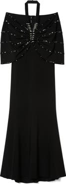 Marina Rinaldi Meccera Halter Gown