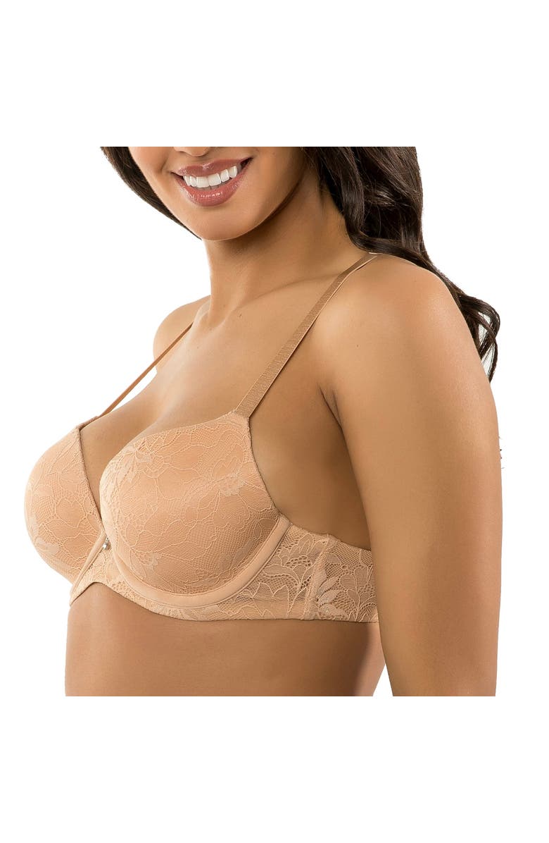 Parfait Luxlacy Lace T-Shirt Bra, Alternate, color, True Nude