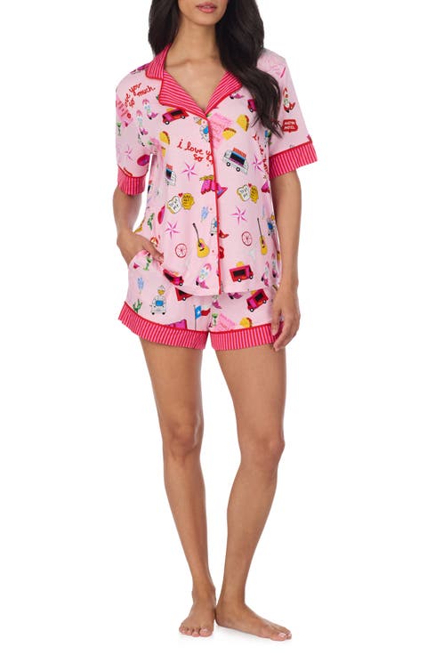 Print Boxer Pajamas