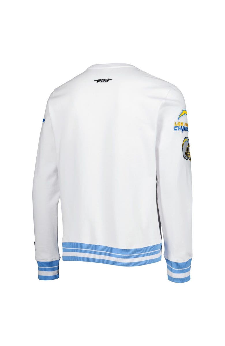 PRO STANDARD LA Chargers Pro Standard White Mash Up Pullover Sweatshirt, Alternate, color, White