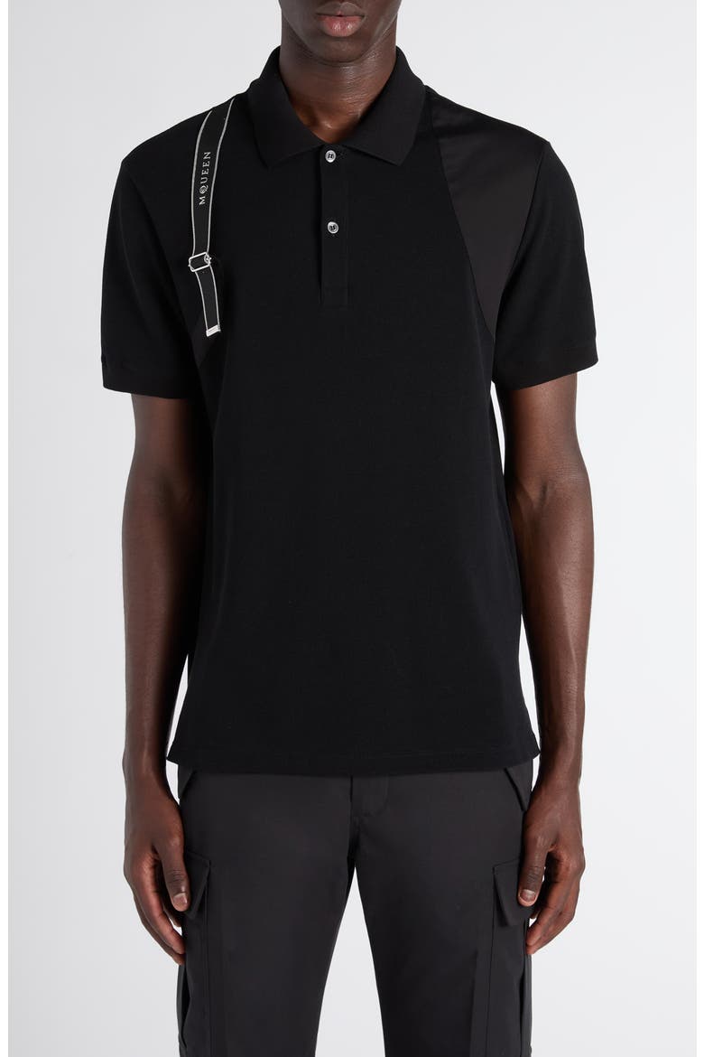 Harness Polo, Main, color, BLACK