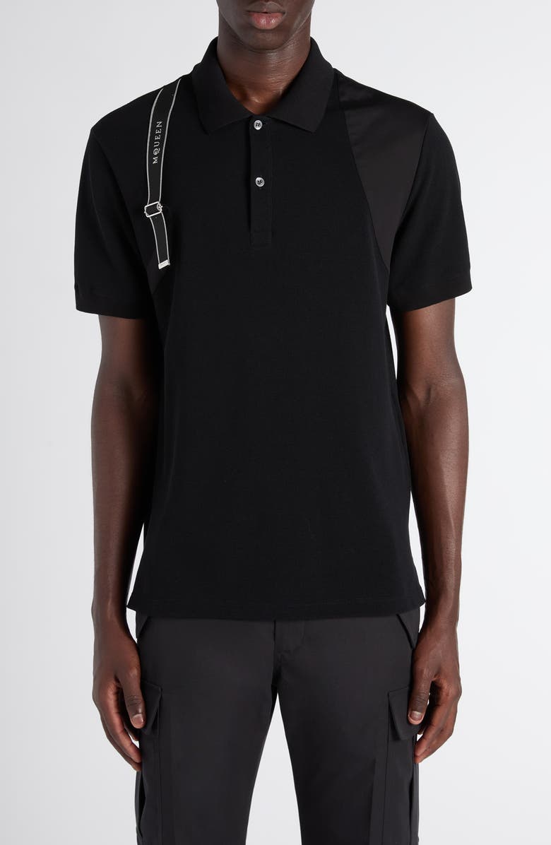 McQueen Harness Polo, Main, color, Black