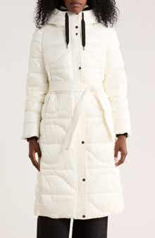 Vince Camuto Belted Maxi Puffer Jacket