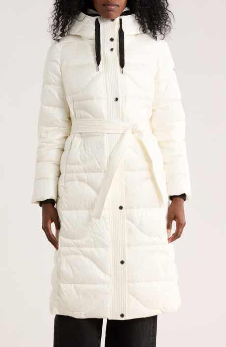 Vince Camuto Belted Maxi Puffer Jacket