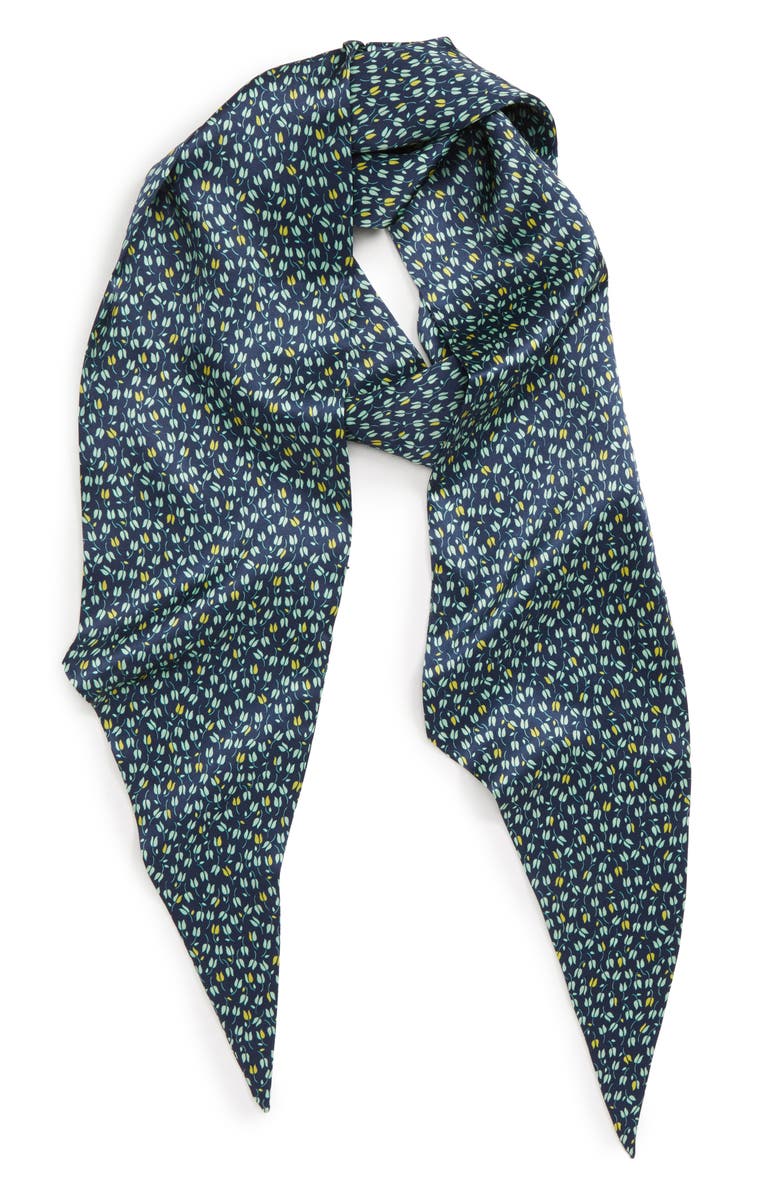 Halogen<sup>®</sup> Floral Silk Scarf, Alternate, color, 