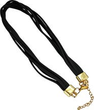 STEELTIME Five Strand Velvet Choker