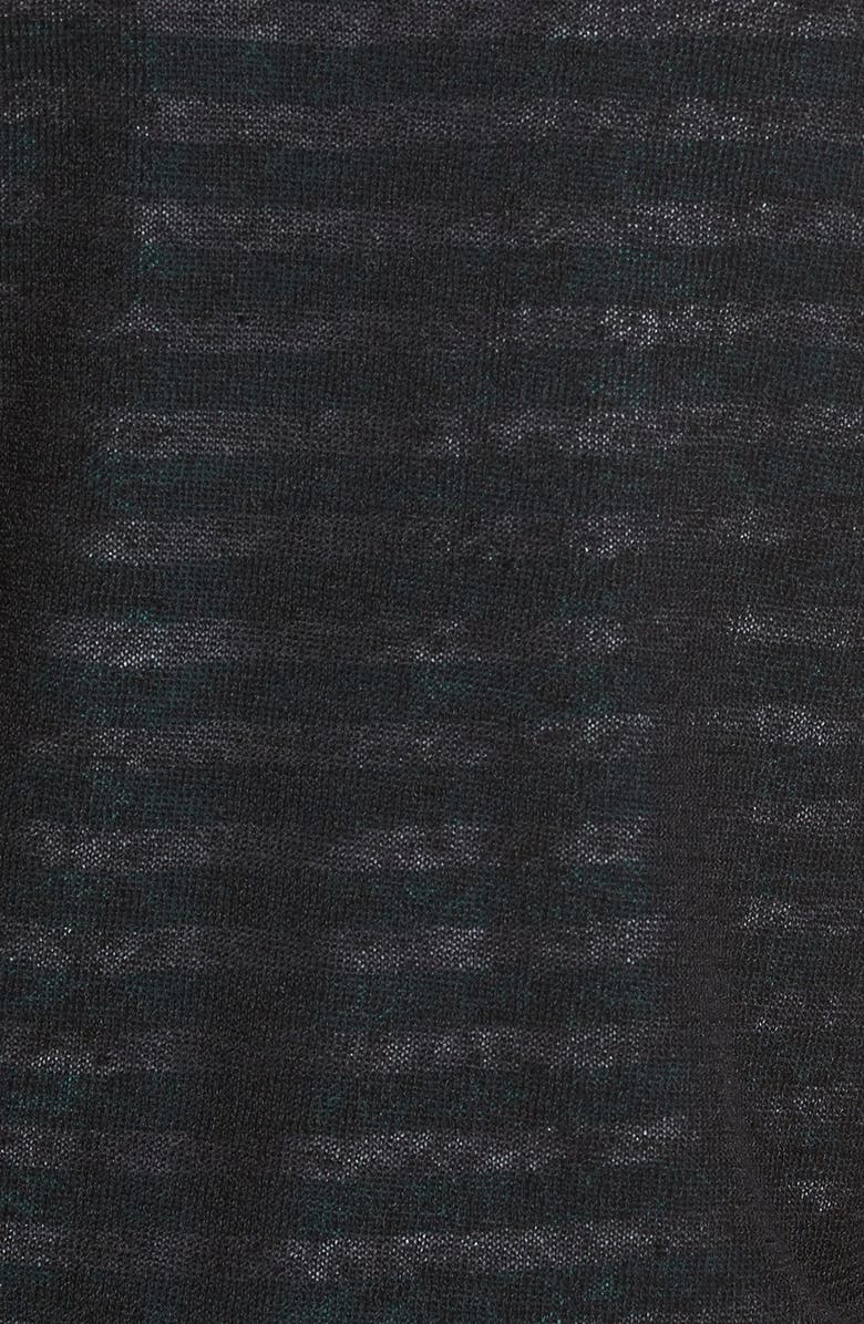 Caslon<sup>®</sup> Three-Quarter Sleeve V-Neck Cardigan, Alternate, color, 