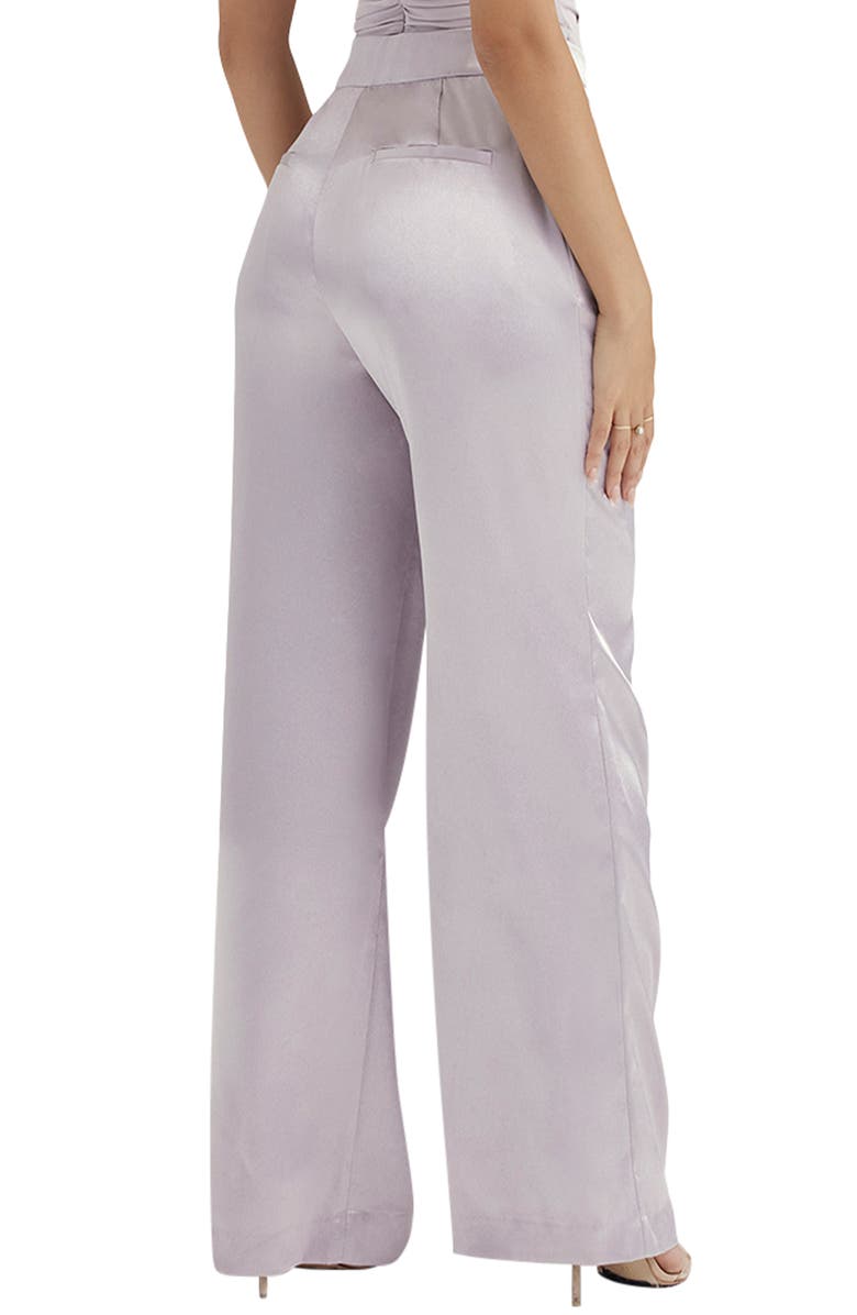 HOUSE OF CB Alivia Loose Fit Trousers, Alternate, color, Grey