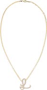 LANA 14K Gold Malibu Diamond Initial Necklace