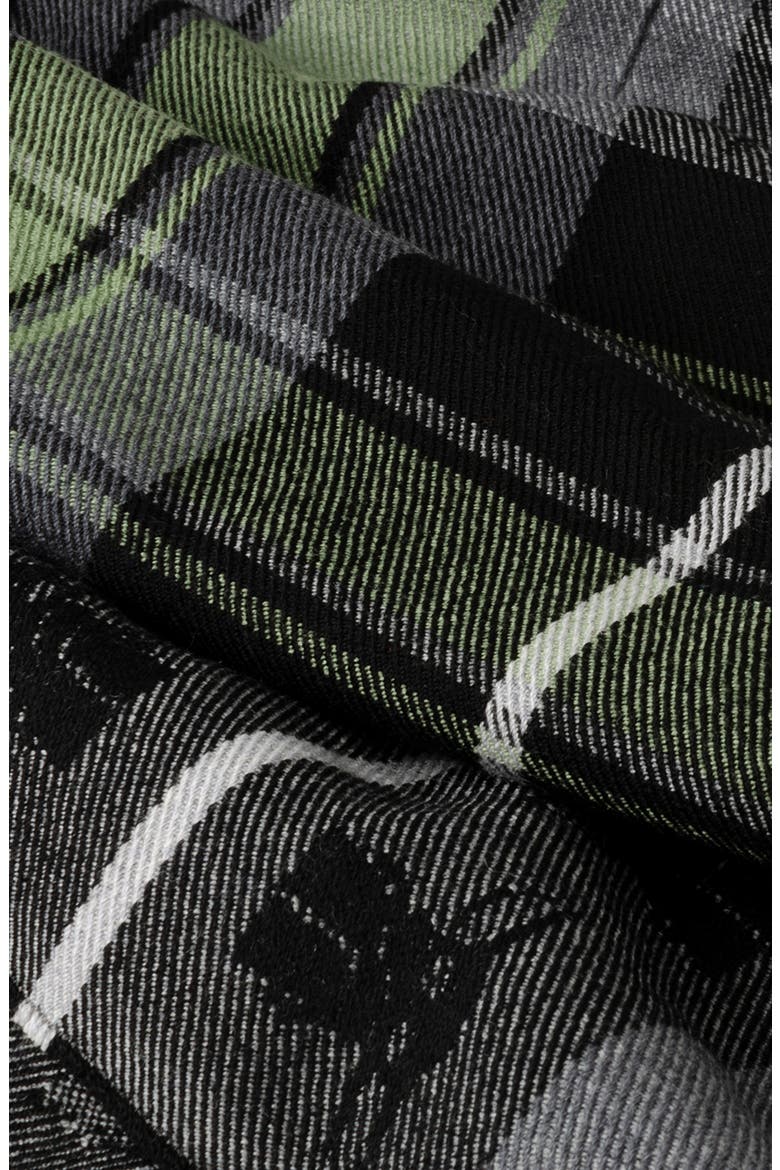 Star Wars™ - The Child Plaid Merino Wool Scarf, Alternate, color, GRAY