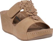GC SHOES Talia Flower Wedge Sandal