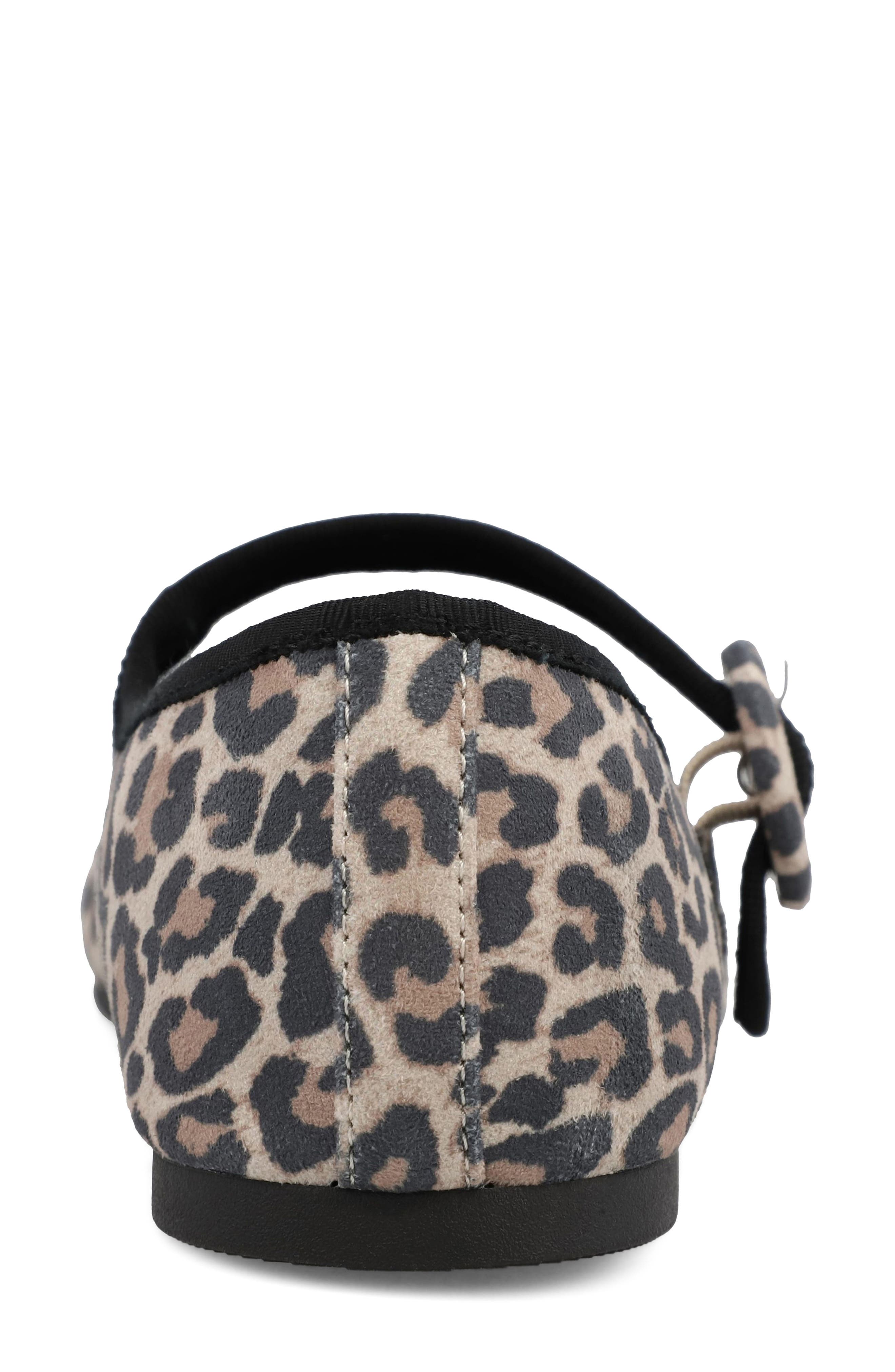 Miya Mary Jane Flat, Alternate, color, LEOPARD PRINT