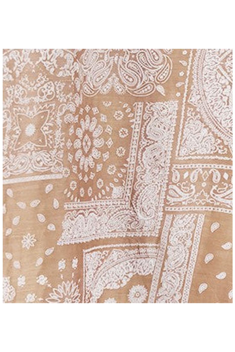 Kelly Kaftan One-Shoulder, Alternate, color, Café