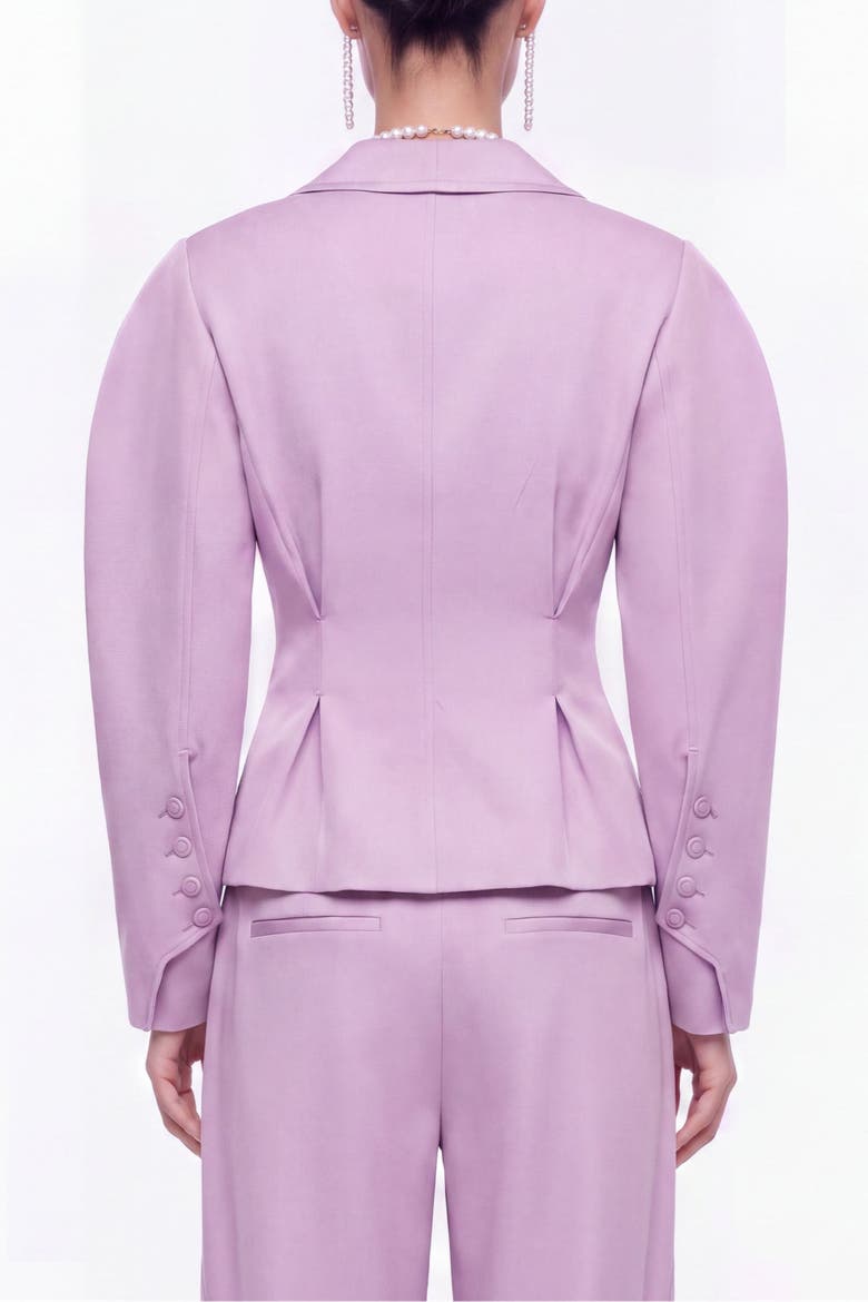 Double Breasted Jacket, Alternate, color, Purple