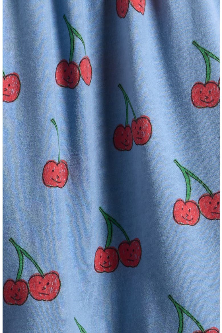 Kids' Ariel Twirly Cotton Jersey Dress, Alternate, color, BLUE CHERRY
