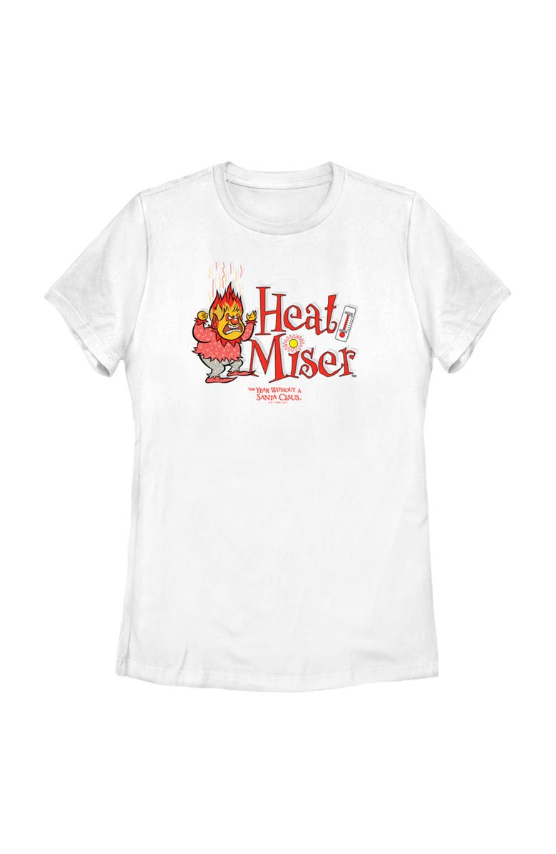 The Year Without a Santa Claus Women's The Year Without a Santa Claus Heat Miser Graphic T-Shirt, Main, color, White