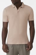 MAUVAIS Elysee Slim Ribbed Revere Polo