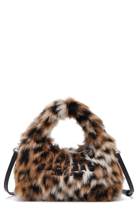 Micro Sack Faux Fur Crossbody Bag