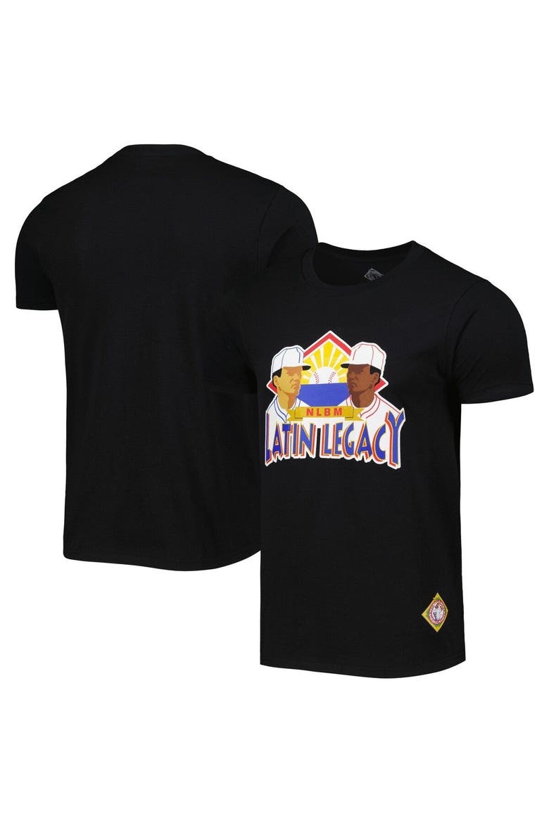 Men's Stitches Black Negro League Baseball Latin Legacy T-Shirt, Main, color, Black