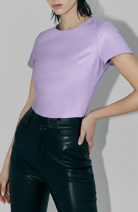 Brando Stretch Leather Tee