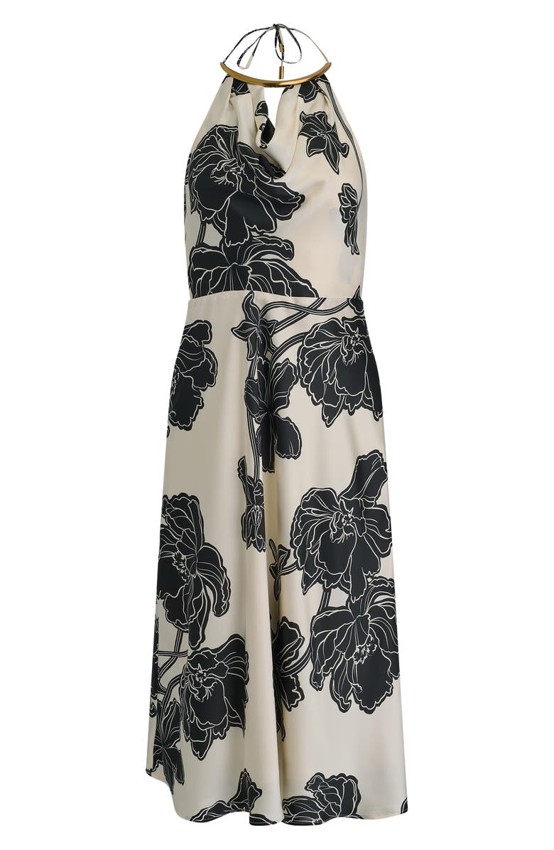 Donna Karan New York Floral Midi Dress, Alternate, color, 