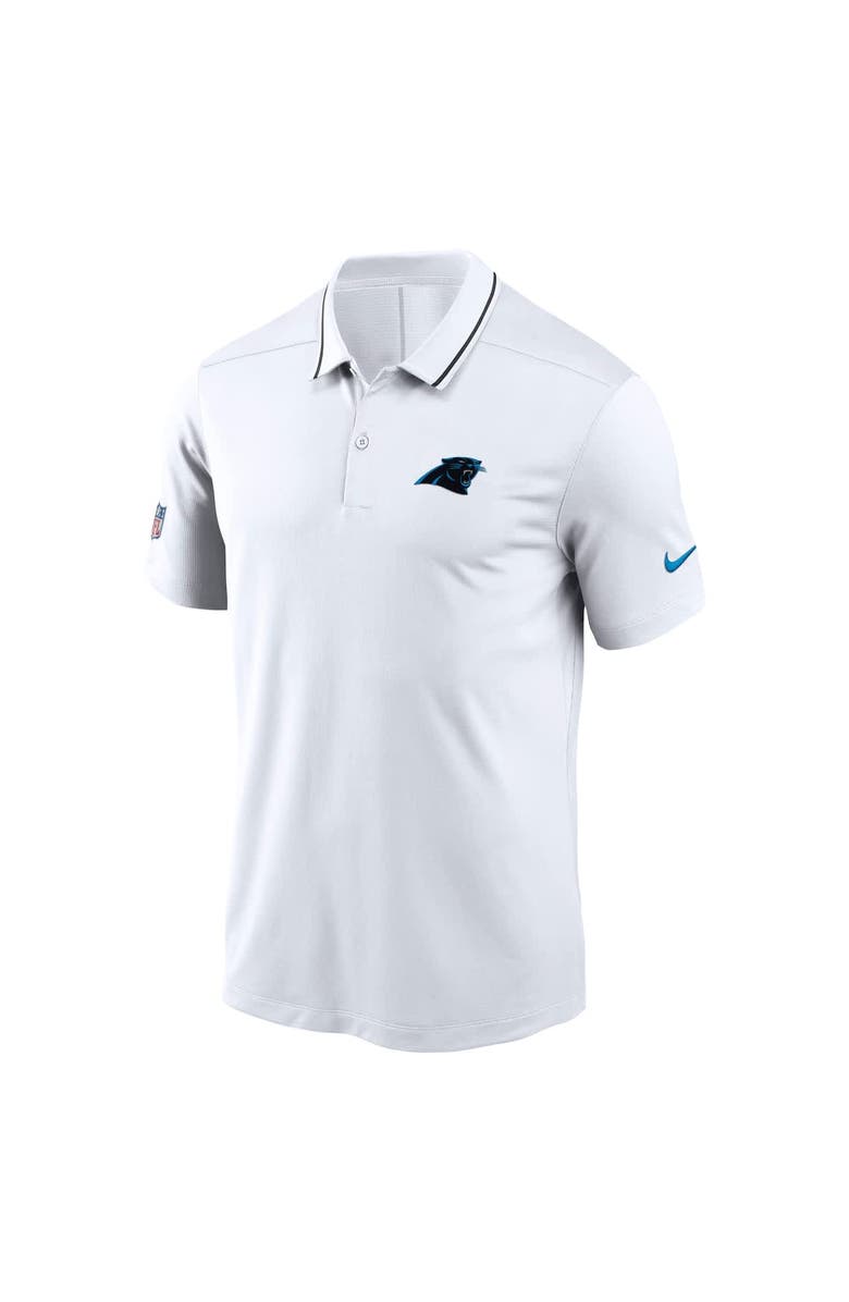 Nike Men's Nike White Carolina Panthers Sideline Victory Performance Polo, Alternate, color, White