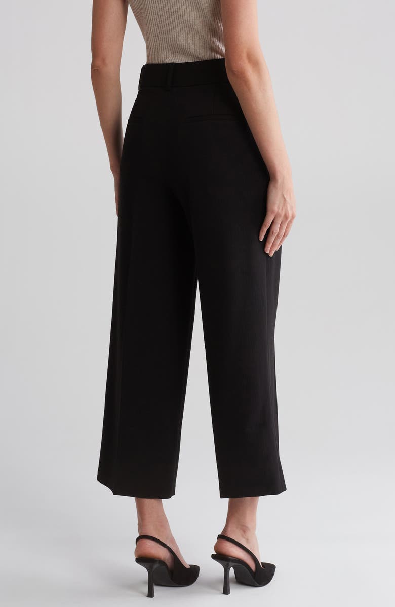Amanda & Chelsea Wide Leg Crop Pants, Alternate, color, Black