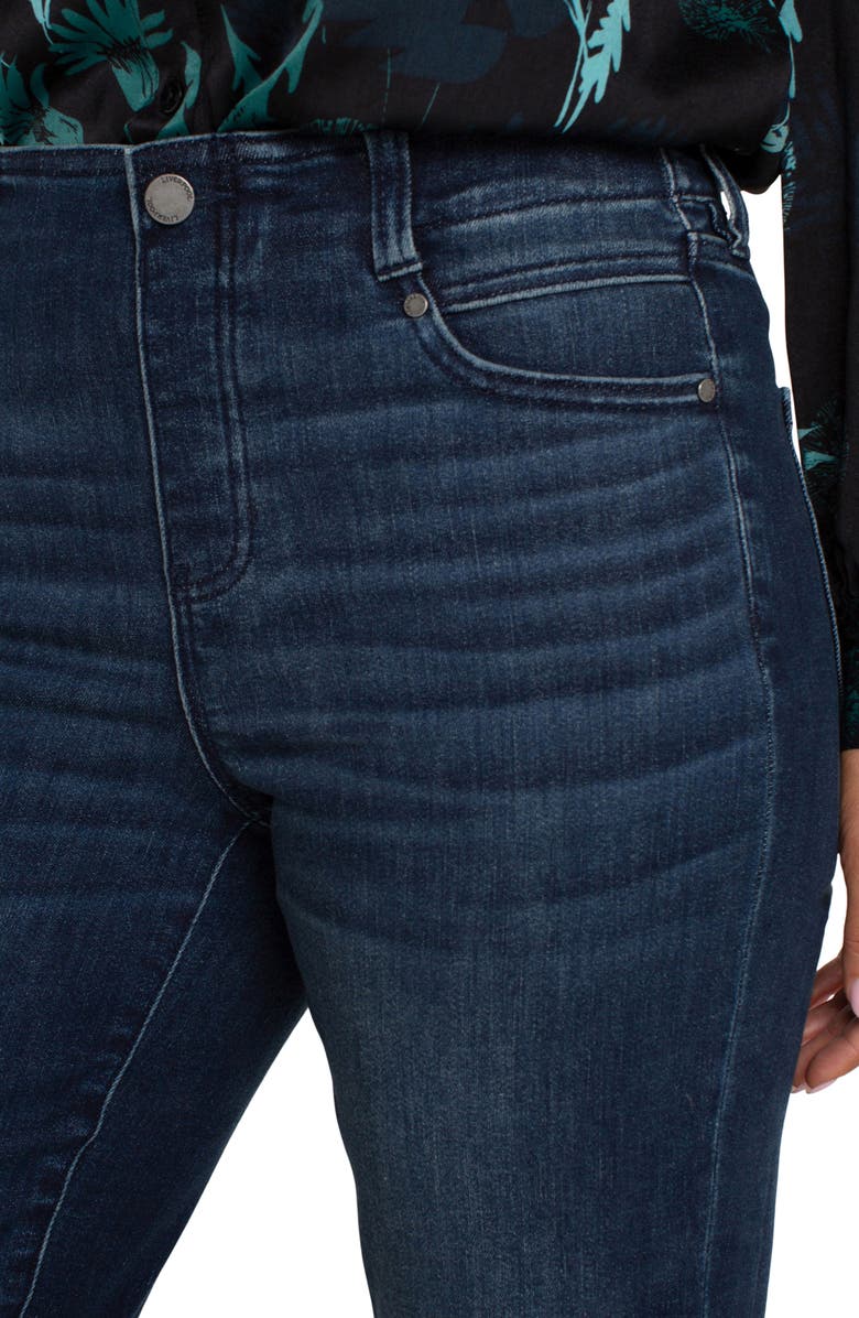 Liverpool Los Angeles Gia Glider Pull-On Crop Flare Jeans, Alternate, color, 